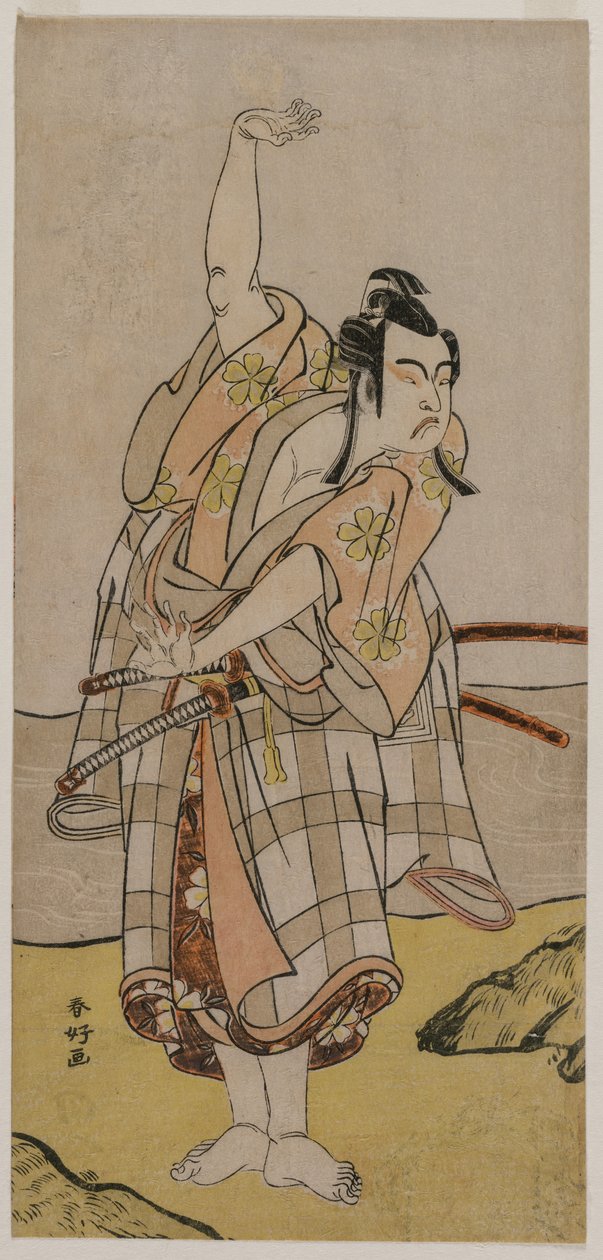 Herec Ichikawa Yaozō II jako Sakuramaru od Katsukawa Shunko