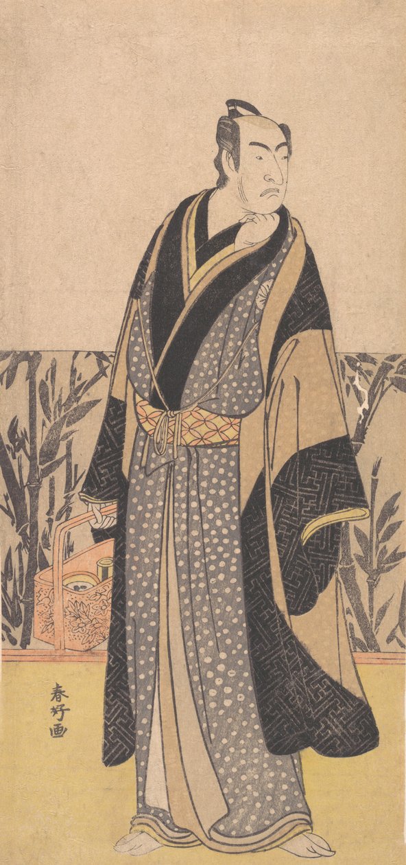 Herec, Matsumoto Koshiro I 1674-1730 v neidentifikované roli, konec 18. století. od Katsukawa Shunko