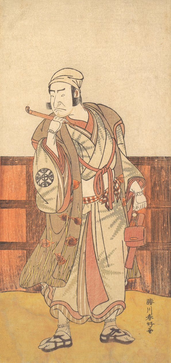 První Nakamura Nakazo v roli Shimada no Hachizo, duben 1783. od Katsukawa Shunko