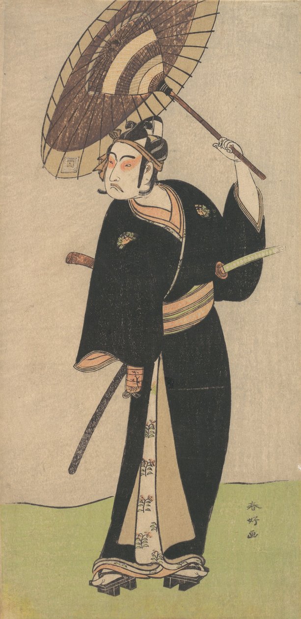 The Third Ichikawa Yaozo in the Role of the Otokodate Sukeroku, 1784. od Katsukawa Shunko