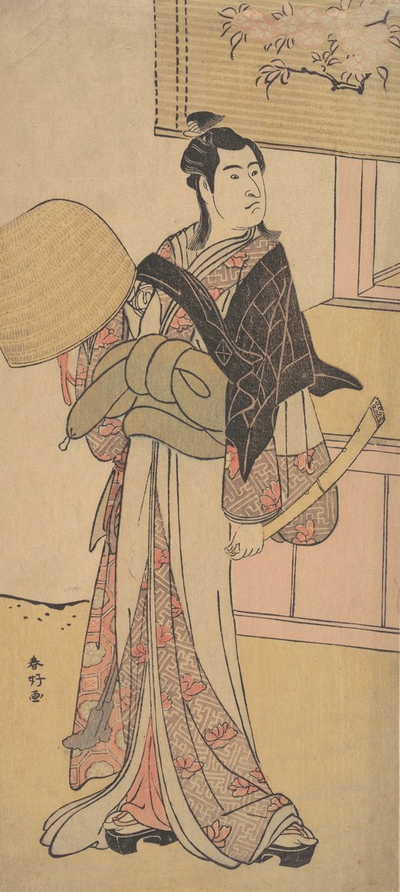 Třetí Sawamura Sojuro v roli Shirai Gonpachi, 2. měsíc, od Katsukawa Shunko