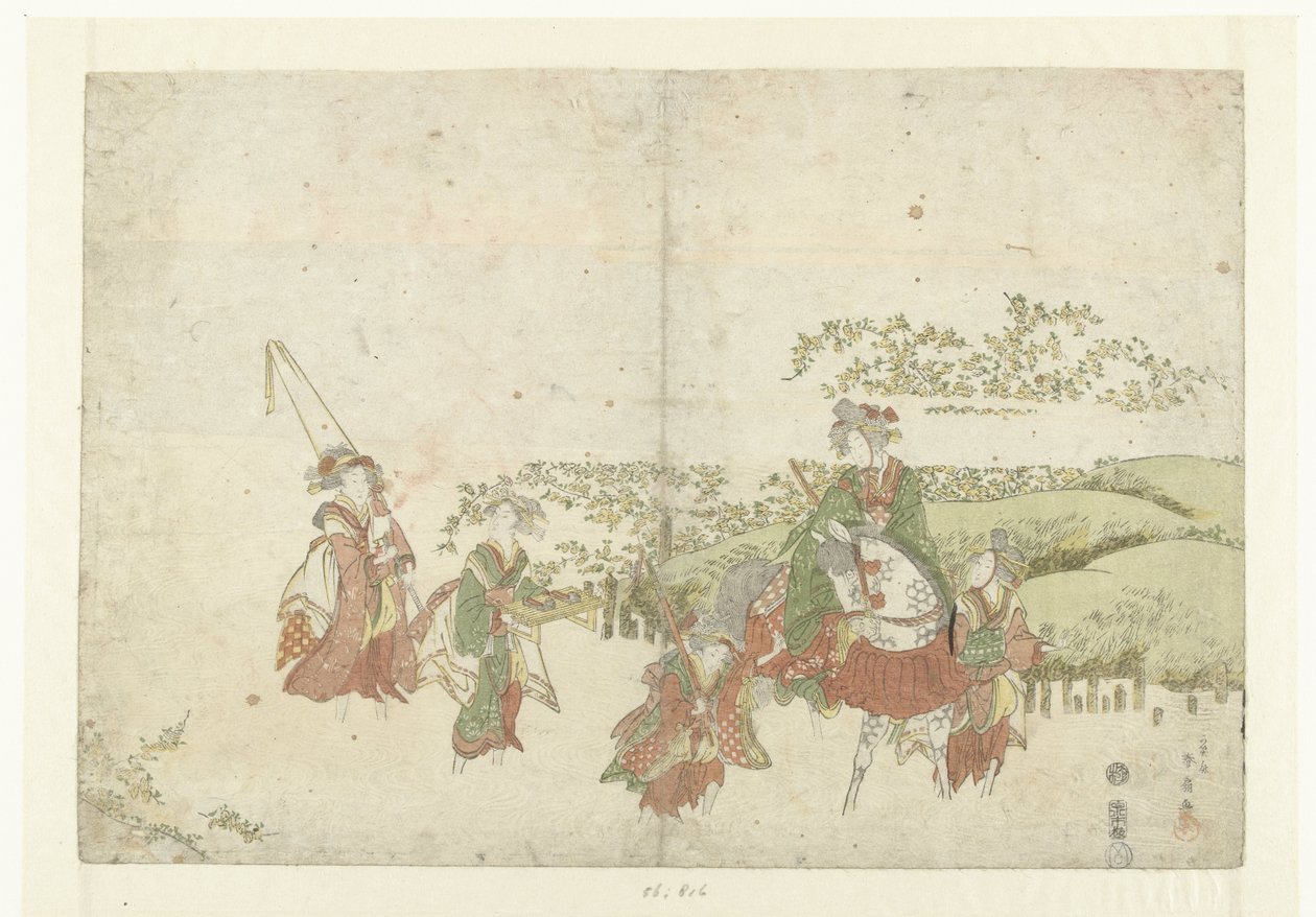 ta Mari vi of dei od Katsukawa Shunsen