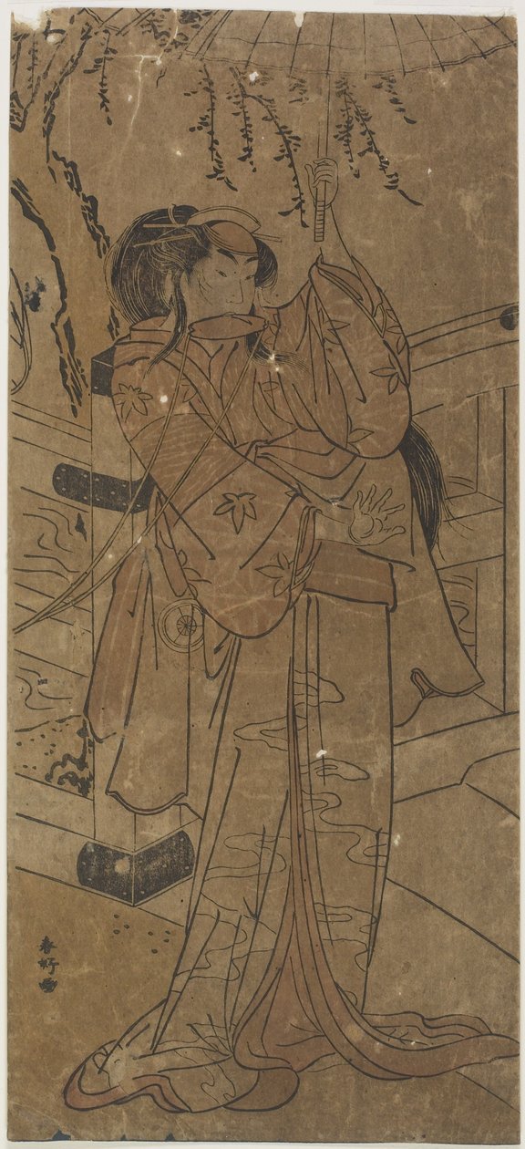 (Herec v ženské roli) od Katsukawa Shunsho