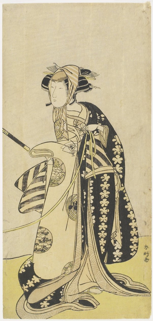 (Herec Onoe Matsusuke v ženské roli) od Katsukawa Shunsho