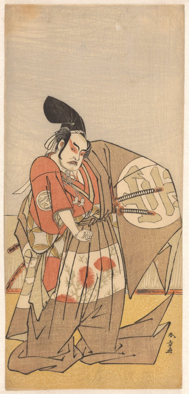 Herec jako zlý imperiální posel od Katsukawa Shunsho