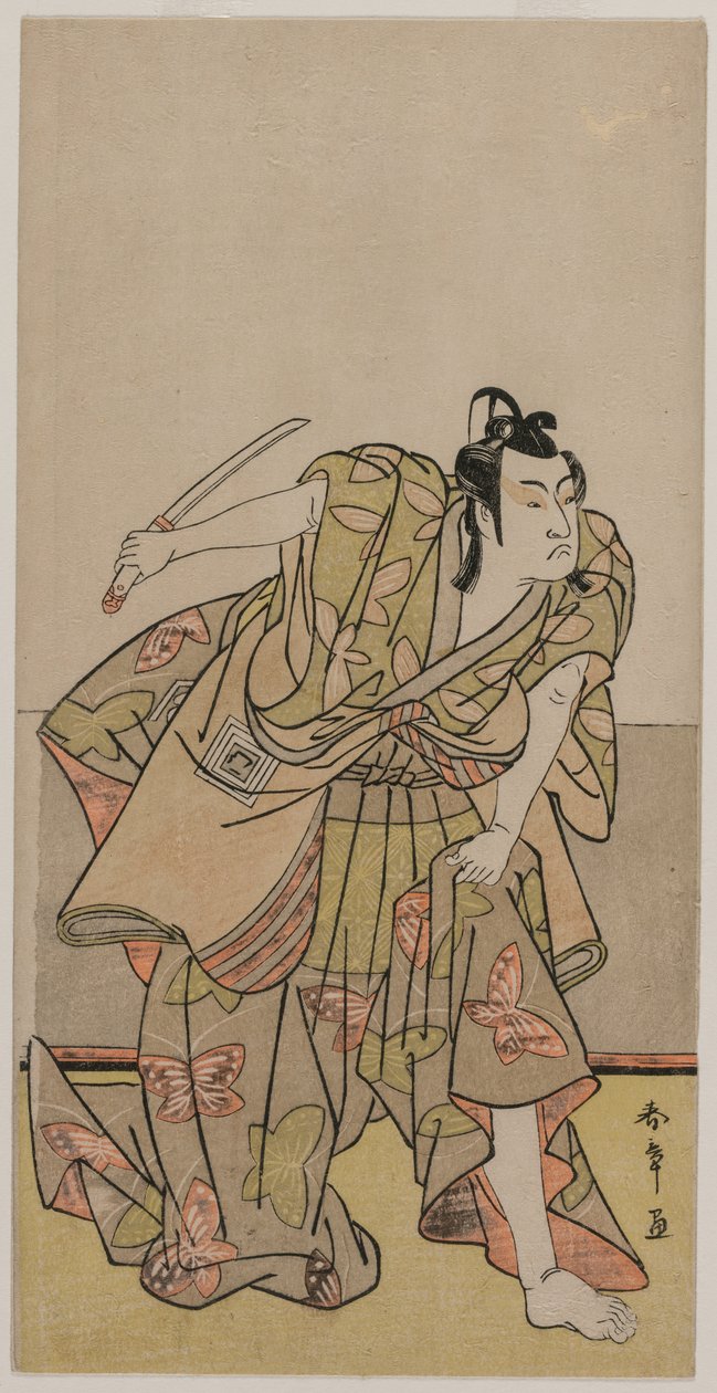 Ichikawa Monnosuke Good s Když jsem byl předkem, c. 70. léta 18. století. od Katsukawa Shunsho