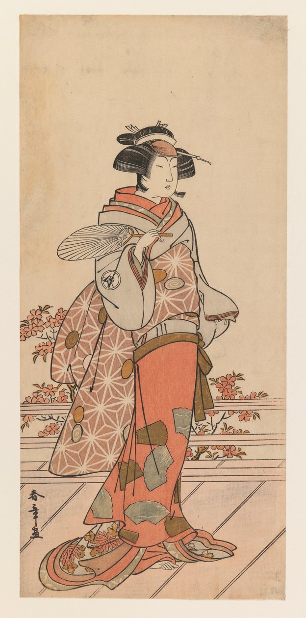 Iwai Hanshiro IV, c.1785 (barevný dřevořez) od Katsukawa Shunsho