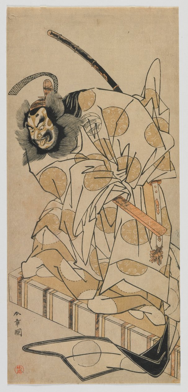 Kabuki ac a r. Nakajima Mihoemon jako plátce bankovek Fujiwara, 