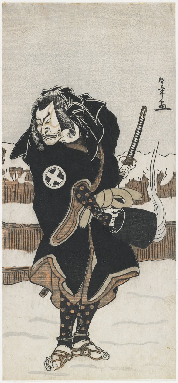 Oh tani hiroeman dobré ráno asahara jiro _ od Katsukawa Shunsho