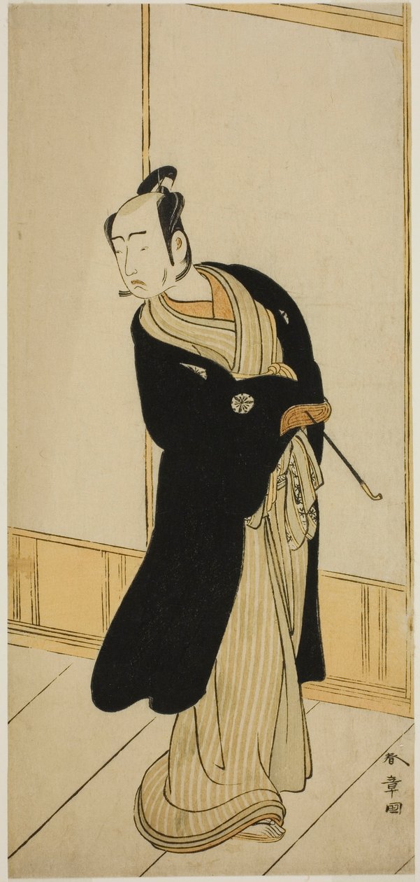 Čaj C a R Ogi Matsumoto V Jako I Oto Anosuke (?) Člen Te Pay Založeno Miyako (?), Hrané v Te Morita Te (?) Člen Te Person th gate th, 1775 (?) od Katsukawa Shunsho