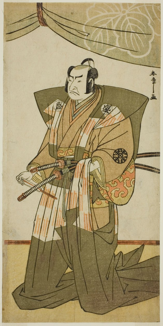 The Actor Nakamura Nakazo I as Saito Sanemori in the Play Kitekaeru Nishiki no Wakayaka, Performed at the Nakamura Theater in the Eleventh Month, 1780   1286734   cs       czech Successfully Translated  Original: Veduta interna del Panteon Translat: Veduta od Katsukawa Shunsho