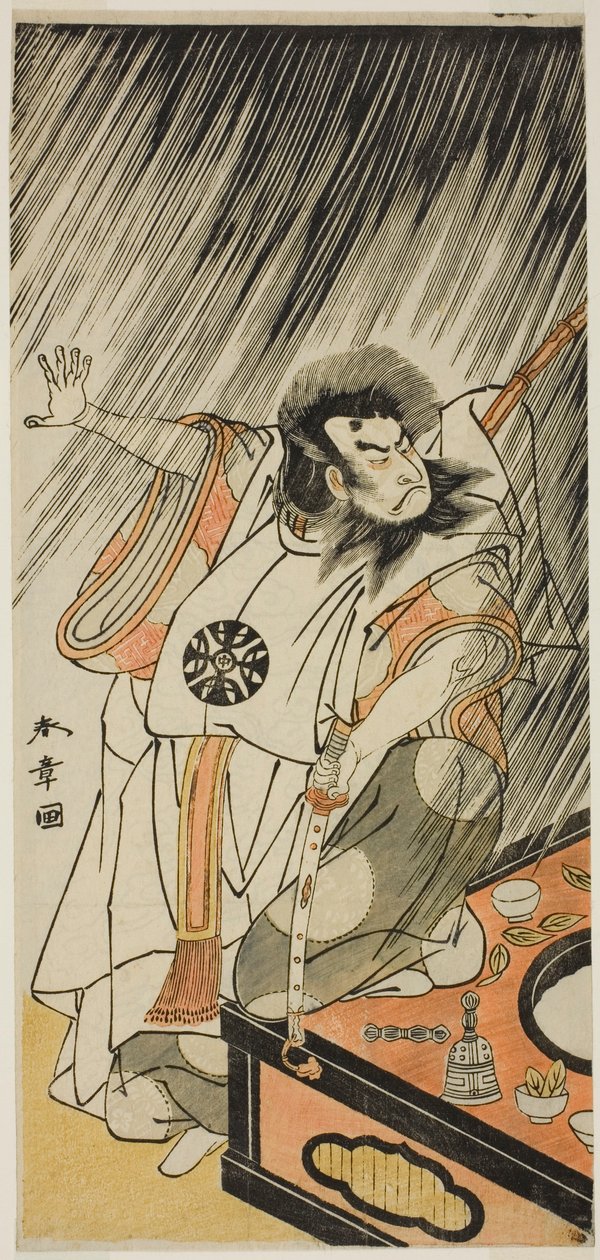 Iro Moyo Aoyagi Soga (Green Willow Soga erotického designu), Vystoupení na Iro Moyo Aoyagi Soga (Green Willow Soga erotického designu), Vystoupení na od Katsukawa Shunsho