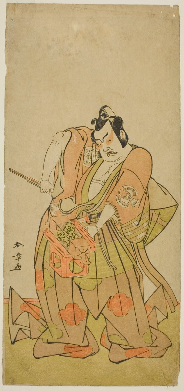 Herec Nakamura Sukegoro II v neznámé roli od Katsukawa Shunsho