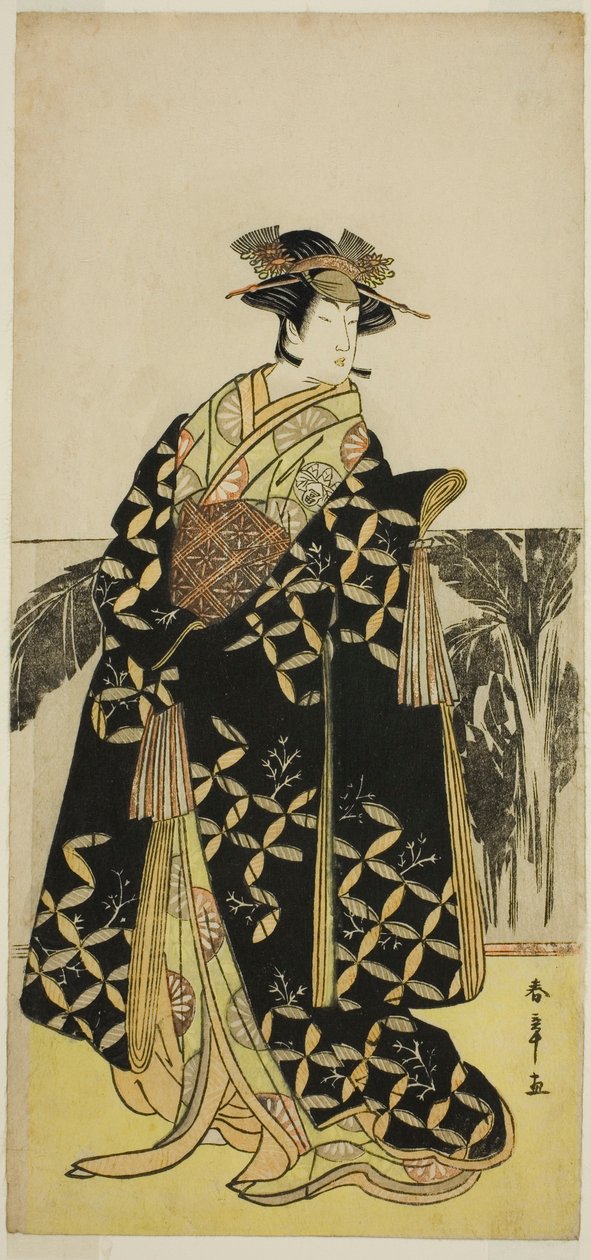 Herec Nakayama Tomisaburo I v neidentifikované roli od Katsukawa Shunsho