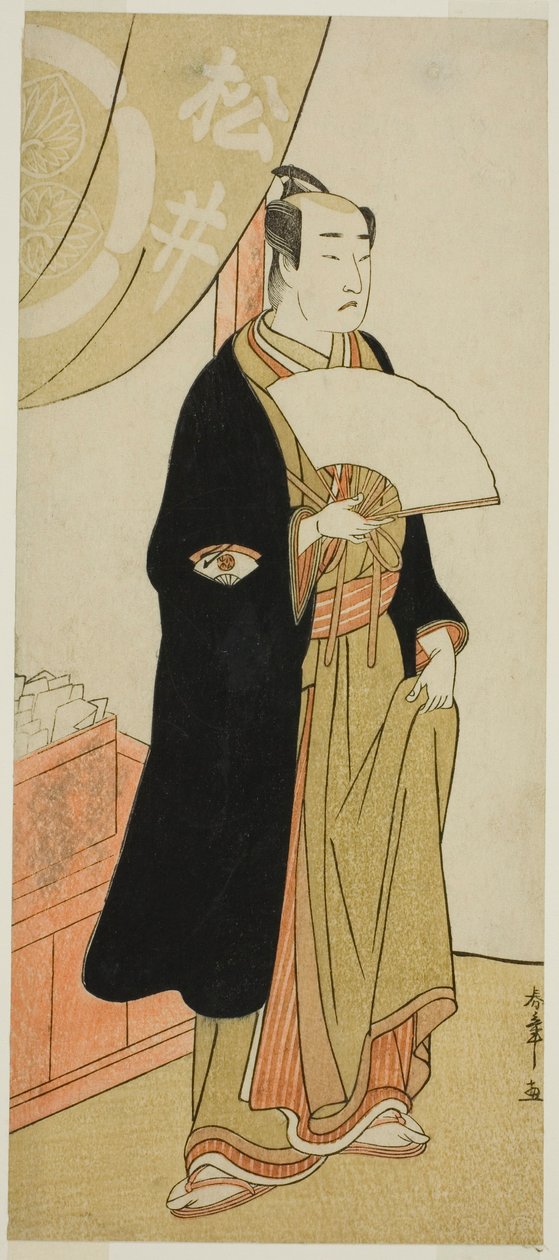 Herec Onoe Matsusuke I v neidentifikované roli od Katsukawa Shunsho