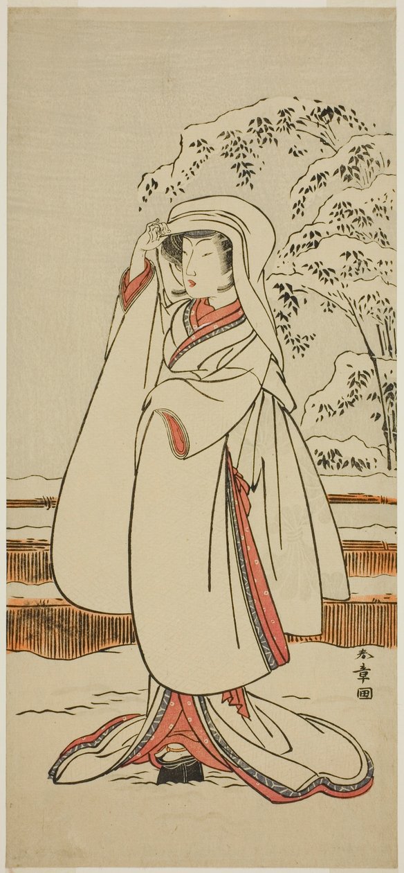 Te Ac a r. Segawa Tomi Saburo se řadí jako Te Heron Maeda (podvodná dcera) od Katsukawa Shunsho