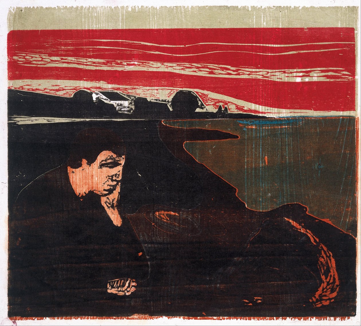 Večer. Melancholie I. od Katsushika Hokusai
