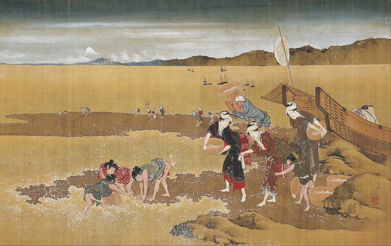 Shell Shromáždění od Katsushika Hokusai