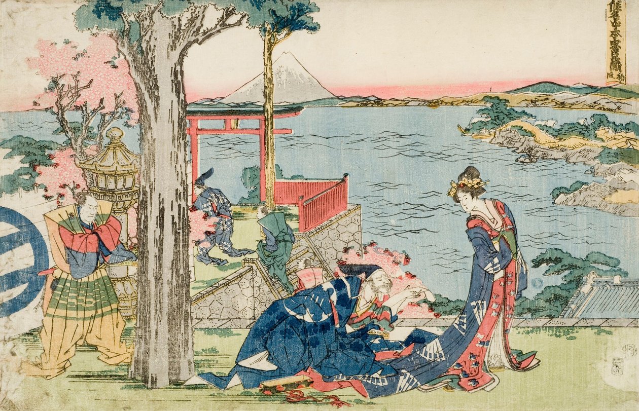 Dřevoryt od Katsushika Hokusai