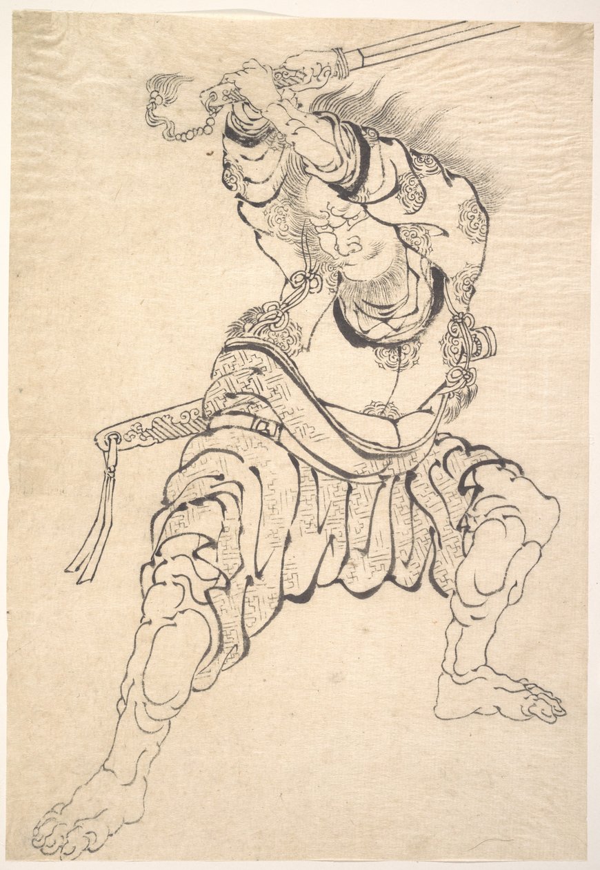 Válečník od Katsushika Hokusai