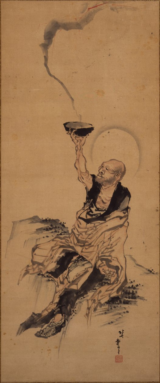 Arhat od Katsushika Hokusai