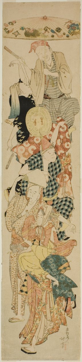 Bon festivalový tanec od Katsushika Hokusai