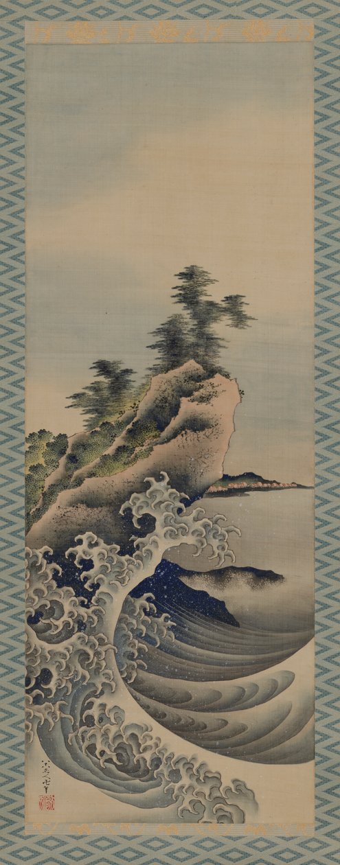 Prolomit vlny, období Edo, 1847. od Katsushika Hokusai