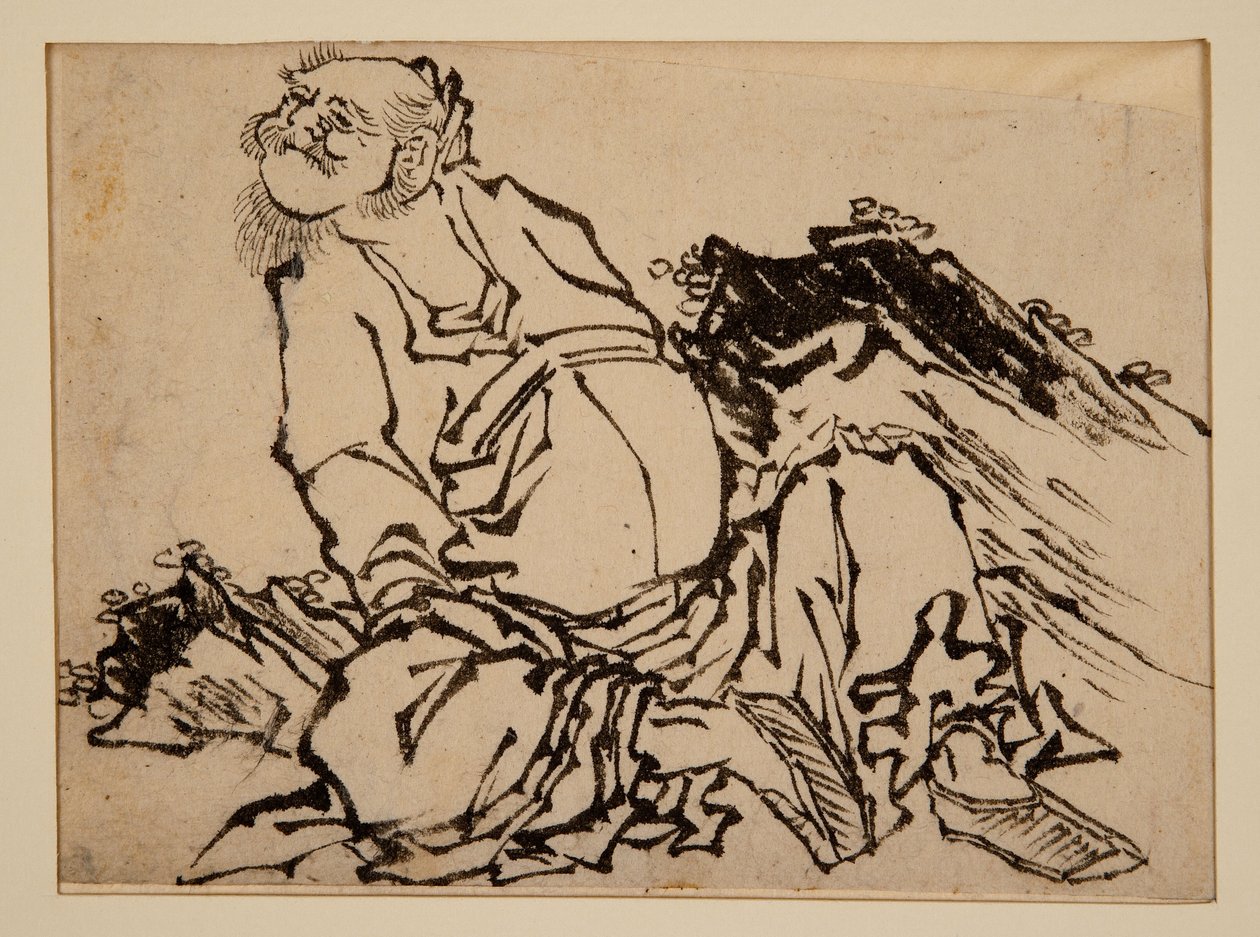 Čínský válečník od Katsushika Hokusai