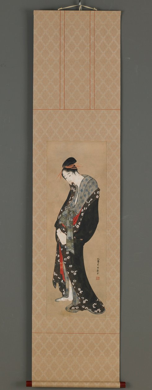 Kurtizána, období Edo, ca. 1796-1798. od Katsushika Hokusai