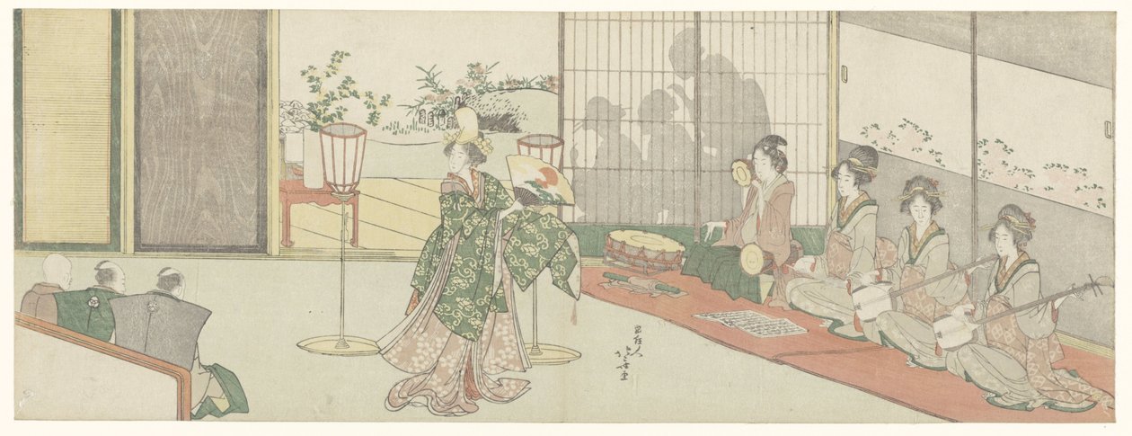 Taneční vystoupení od Katsushika Hokusai