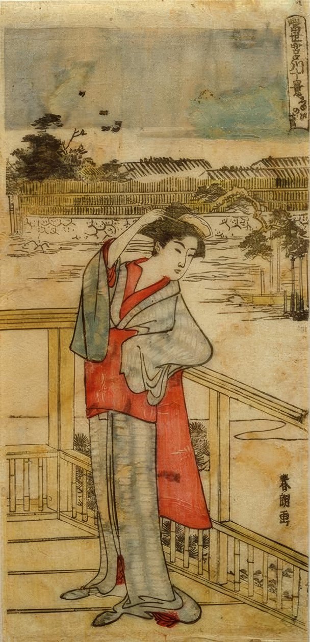 Borovice úspěchu od Katsushika Hokusai