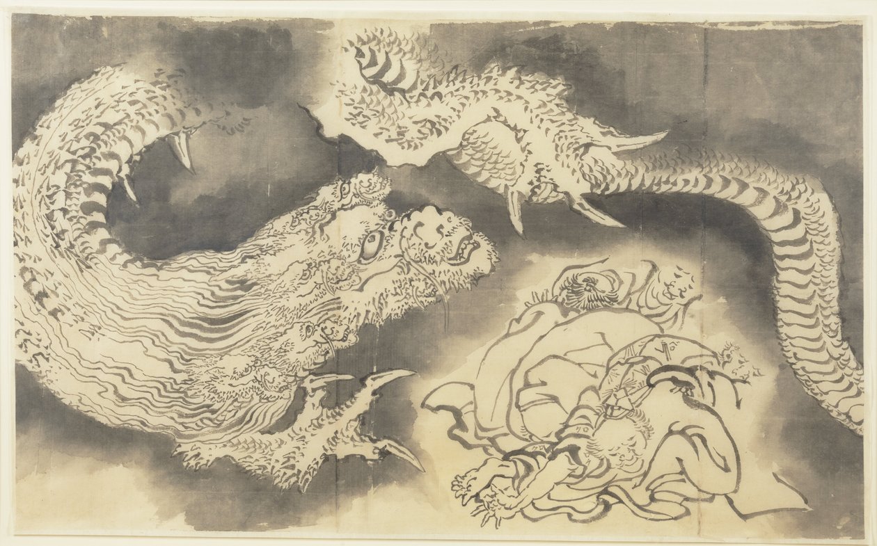 Drak od Katsushika Hokusai
