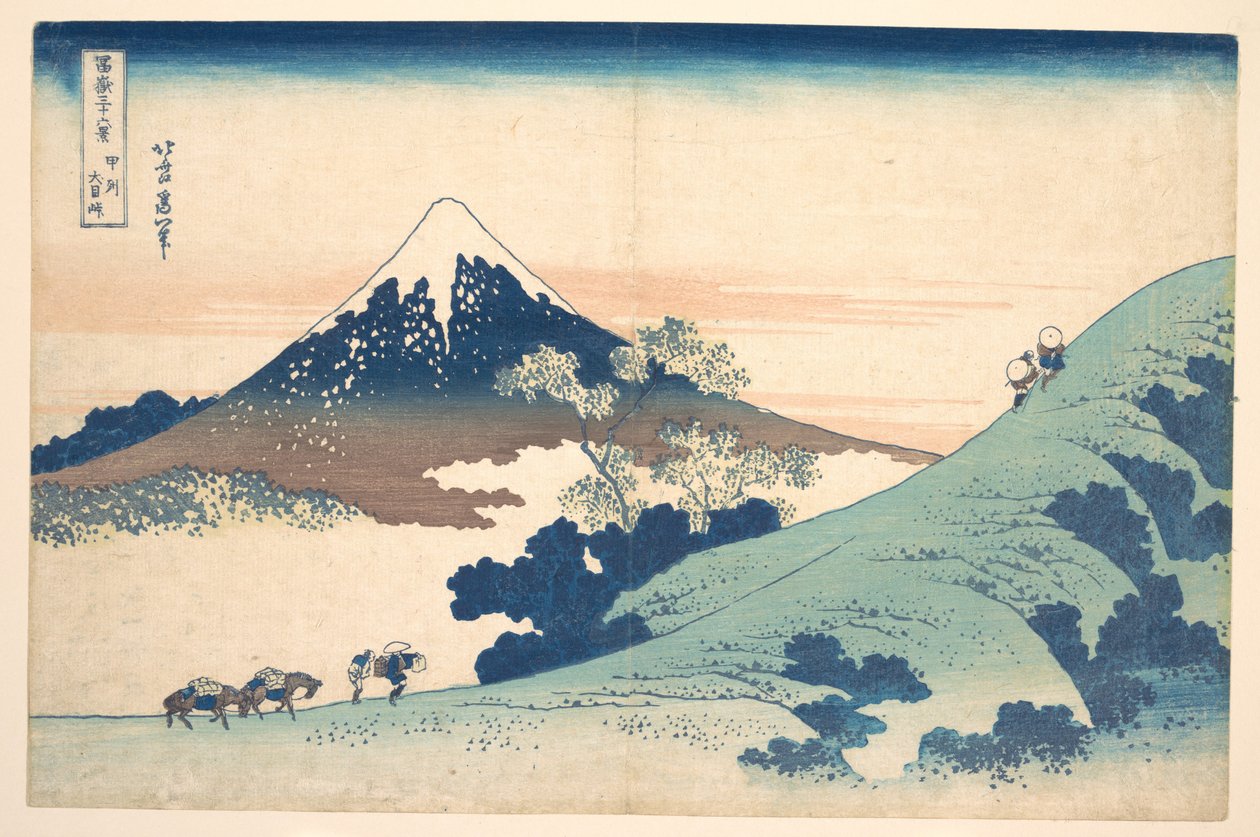 Fuji z průsmyku Inume () od Katsushika Hokusai