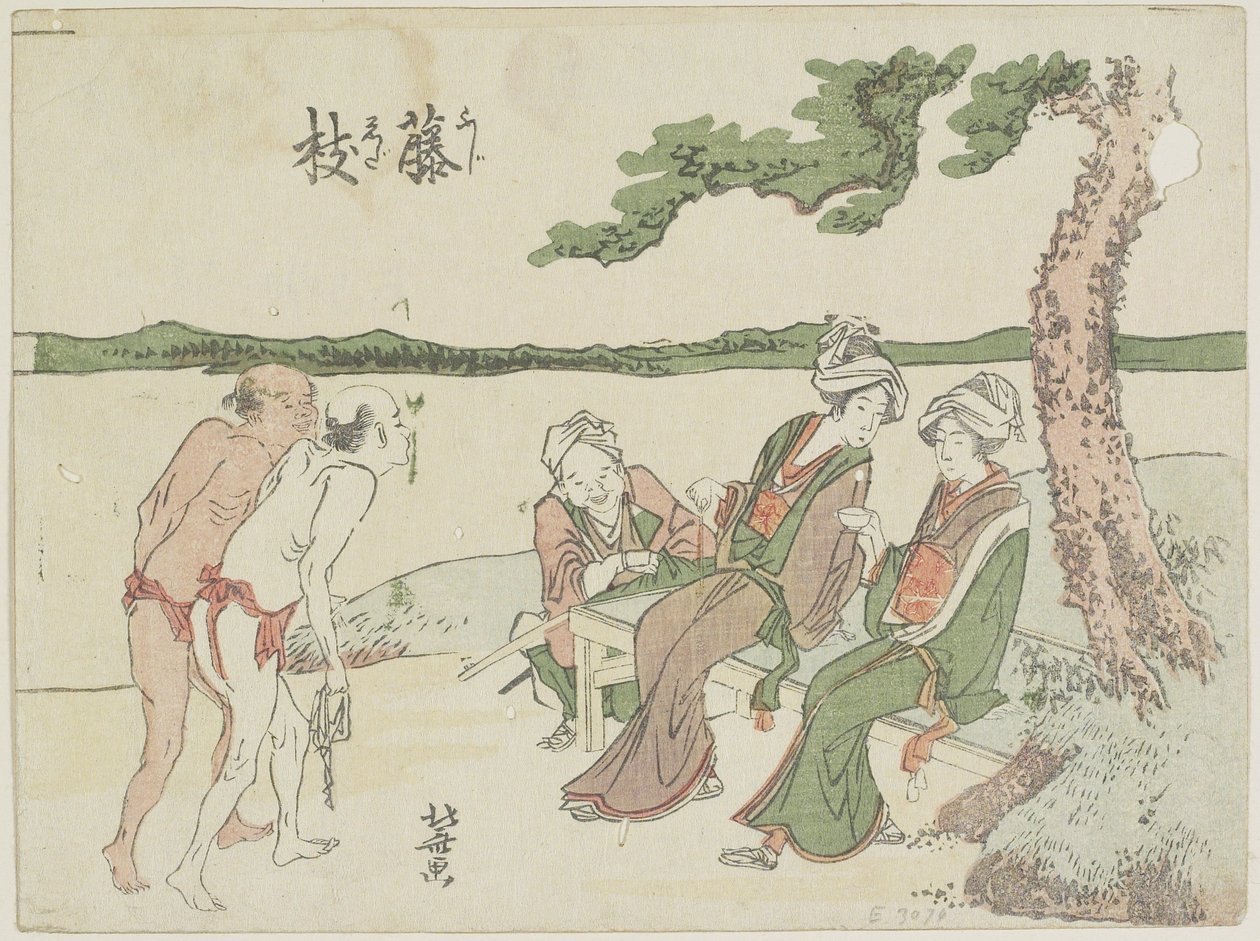 Fujieda, 1799-1802 od Katsushika Hokusai