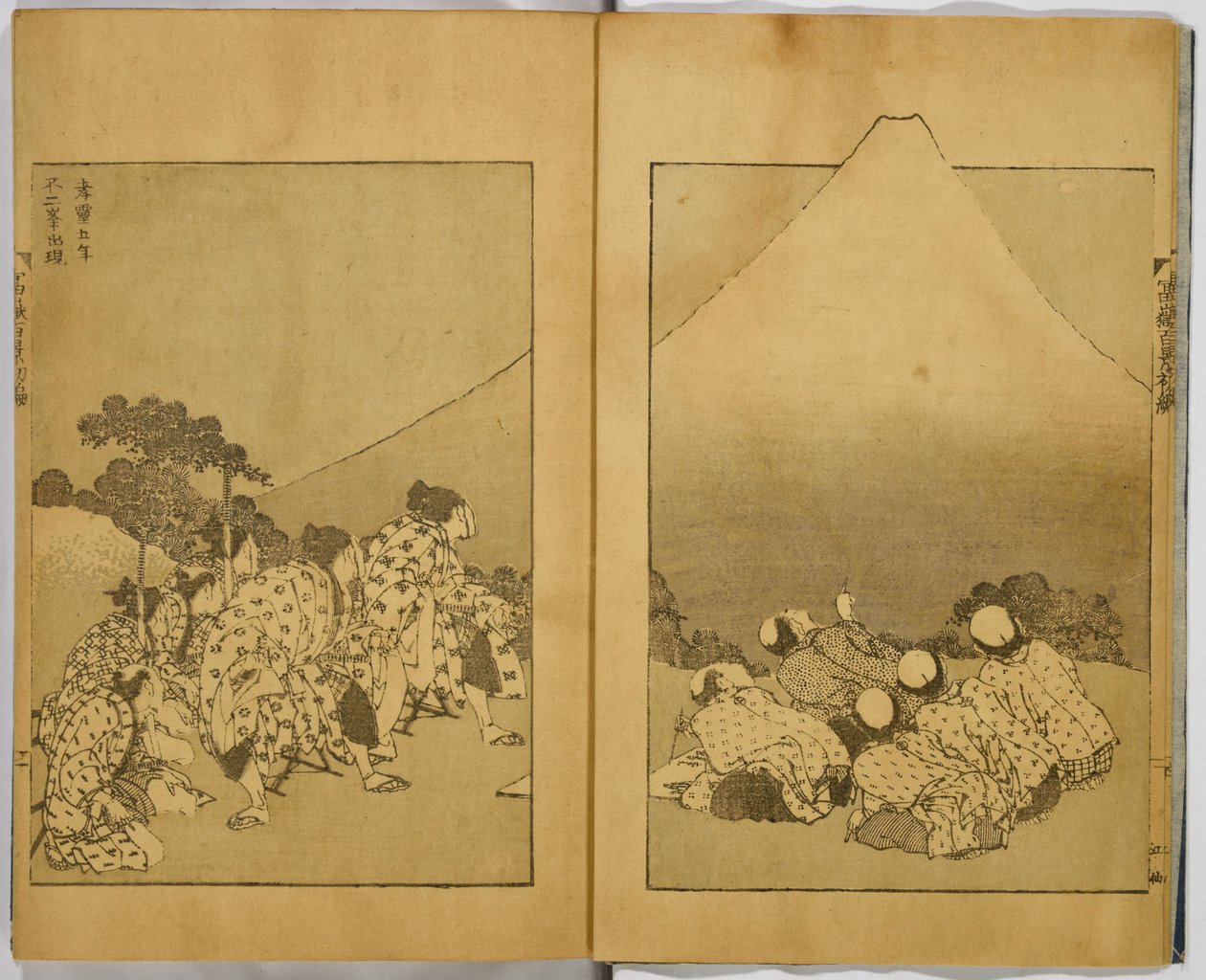 Sto pohledů na Fudži od Katsushika Hokusai