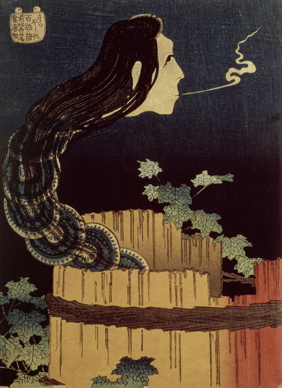 Japonský duch (woodblock) od Katsushika Hokusai