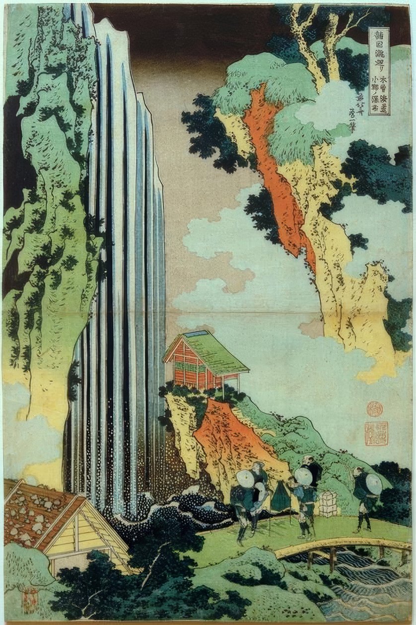 Ono vodopád od Katsushika Hokusai