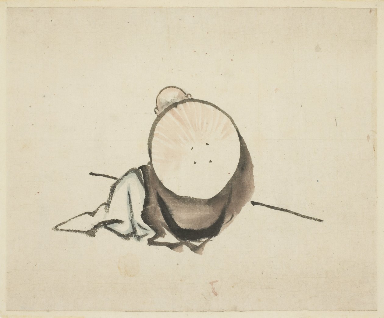 Poutník odpočívá od Katsushika Hokusai