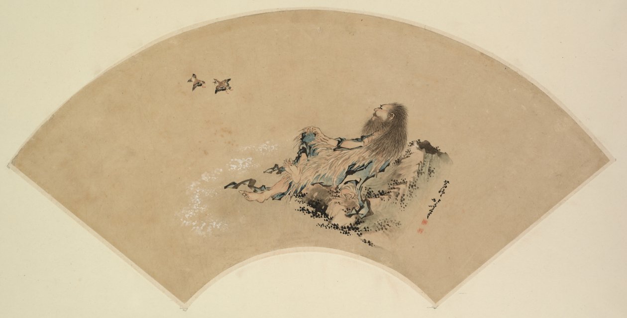 Risshi u moře pozorování ptáků od Katsushika Hokusai