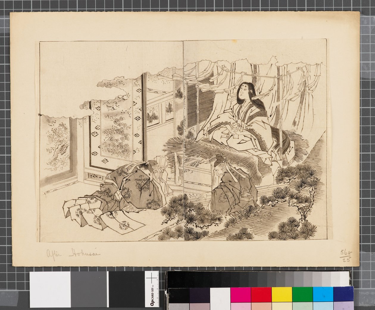 Scény z japonské a korejské války, konec 18. a první polovina 19. století (tuš a wash na papíře) od Katsushika Hokusai