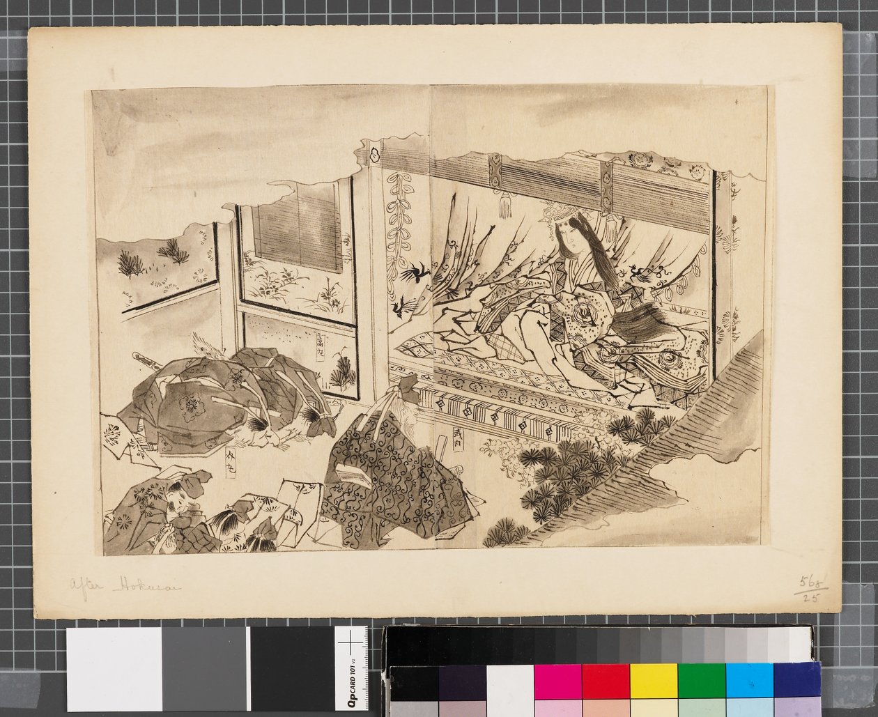 Scény z japonské a korejské války, konec 18. a první polovina 19. století (tuš a wash na papíře) od Katsushika Hokusai