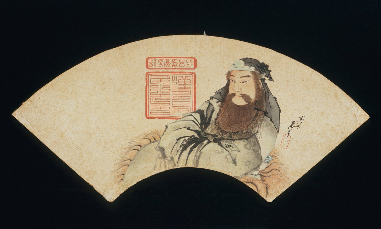 Čínský bůh války od Katsushika Hokusai