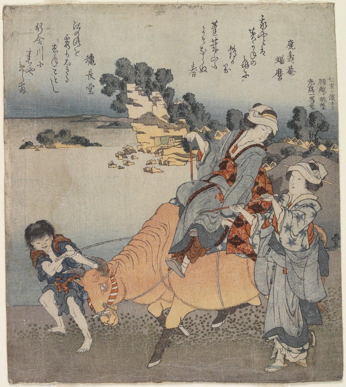Výhled z kvalitní Leaguer Beach, 1820-1834 od Katsushika Hokusai