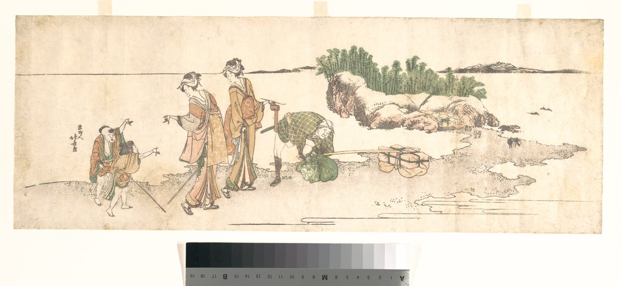 Ženy v krajině od Katsushika Hokusai