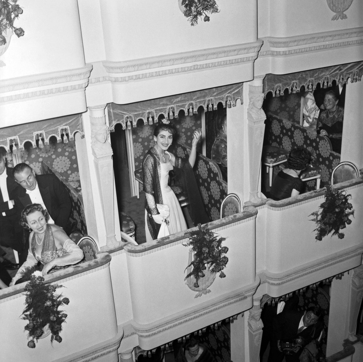 Maria Callas v divadle Piccola Scala od Alec Hunter
