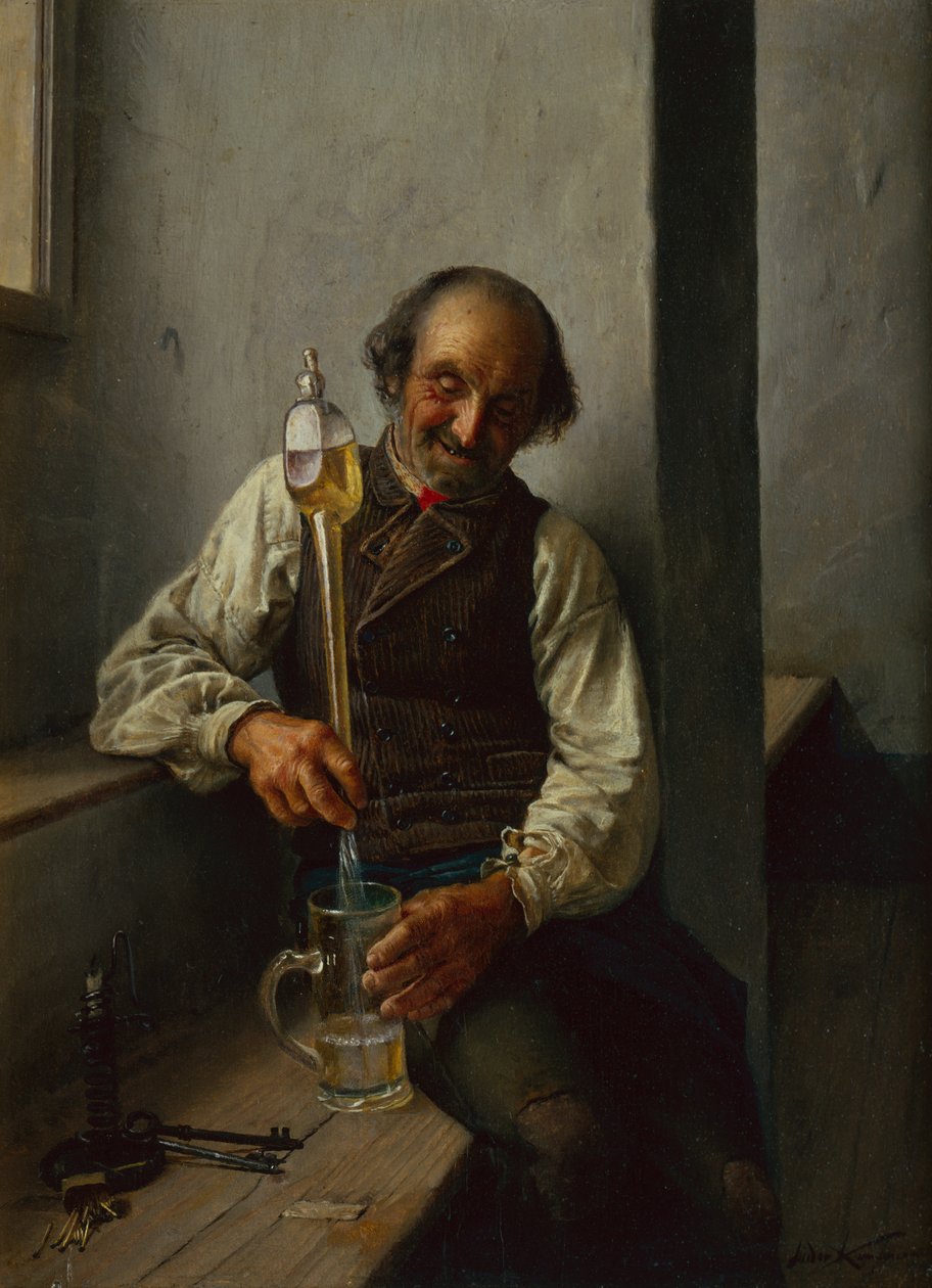 The Taper (olej na plátně) od Kaufmann Isidor