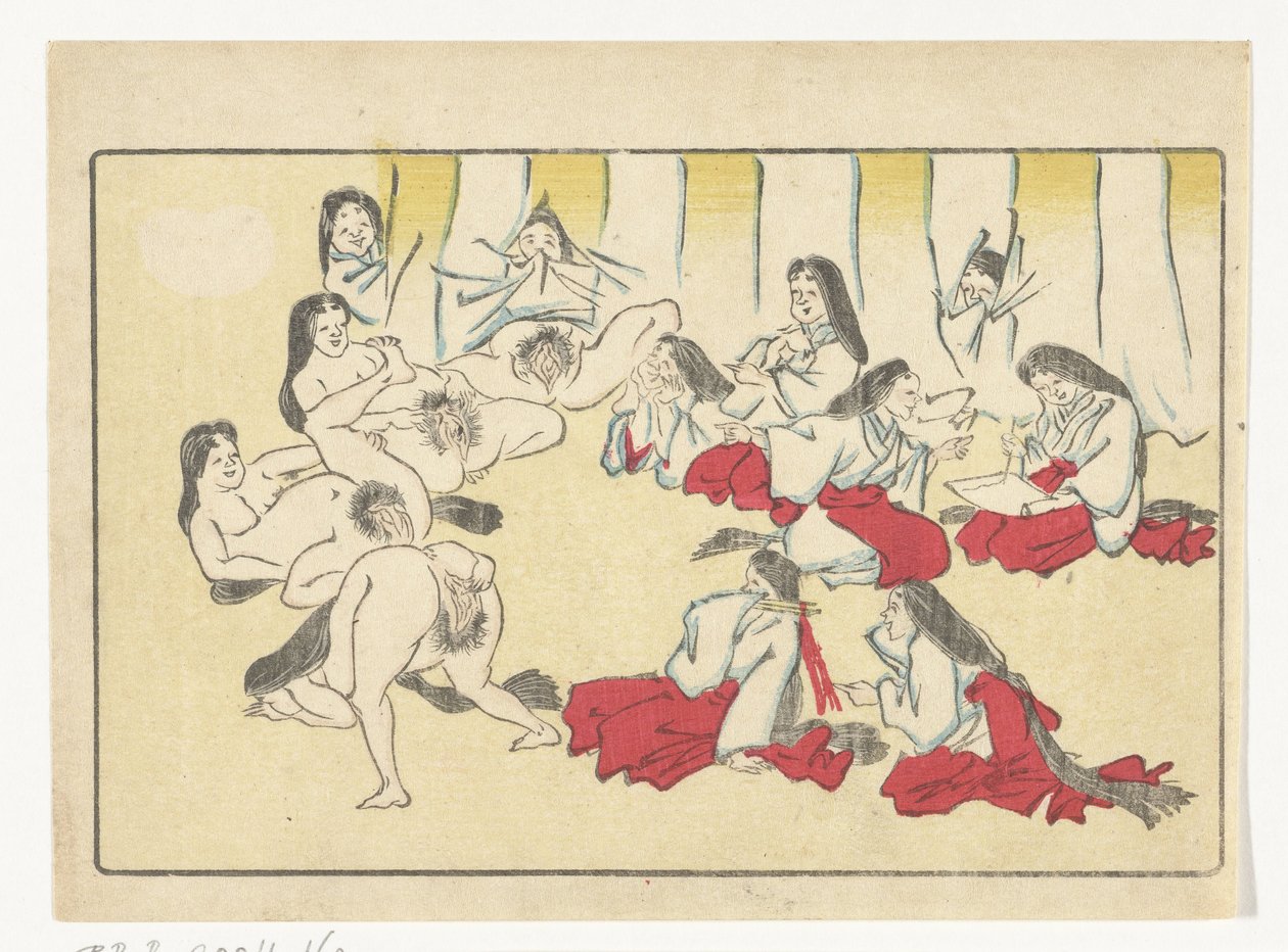 Zobrazit vagíny The Big Tail (název série) od Kawanabe Kyosai