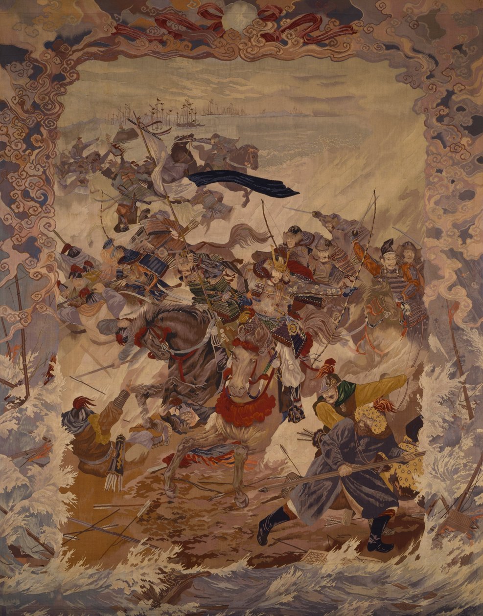 Mongolská invaze od Kawashima Jimbei Ii