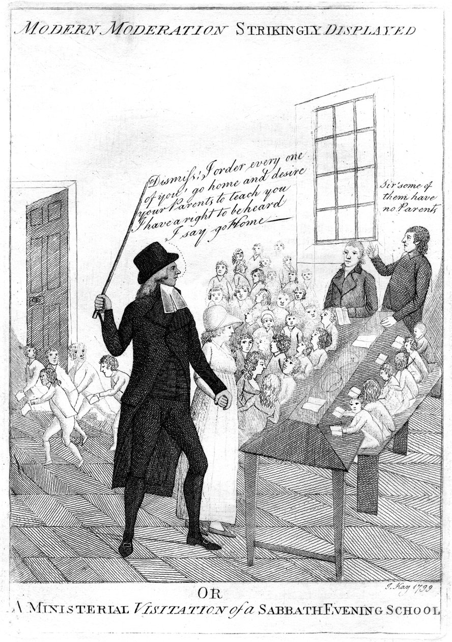 „Moderní umírněnost se nápadně projevuje“, 1799 od Kay