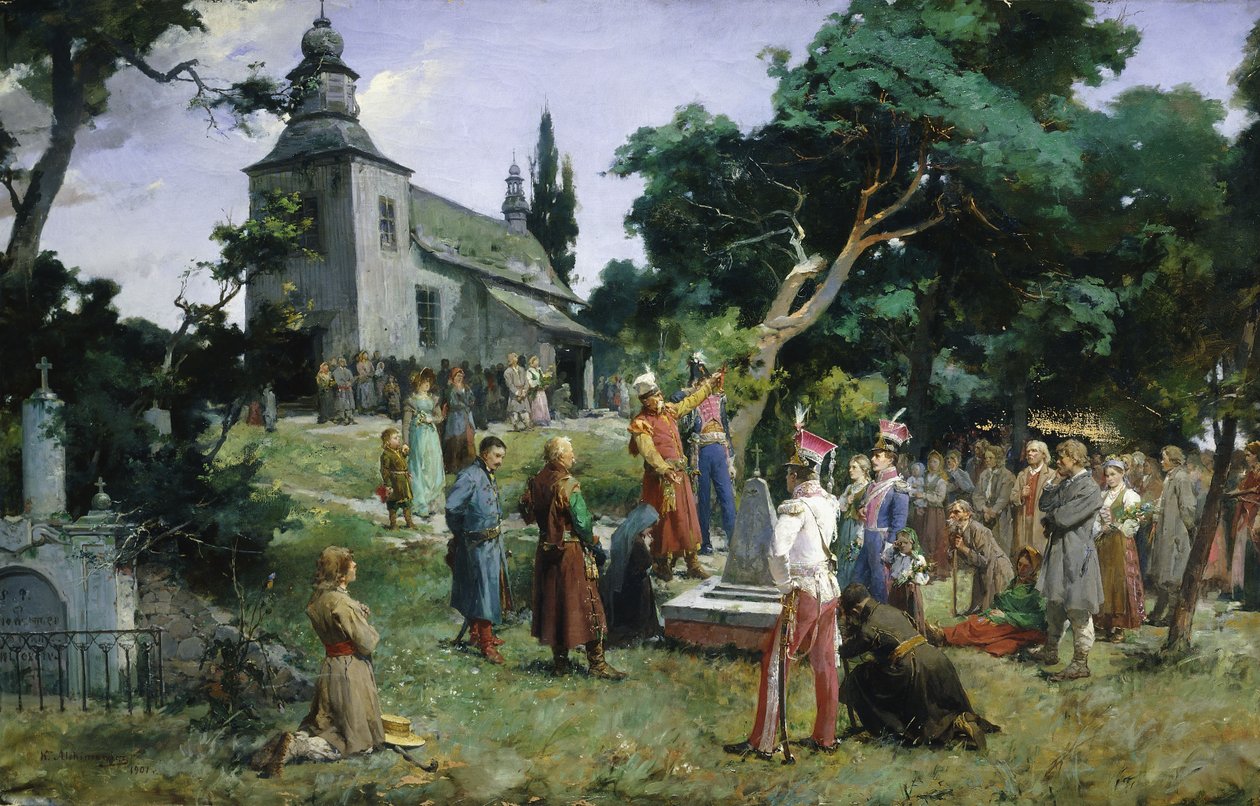 Ctěný hrdina, 1901 od Kazimierz Alchimowicz